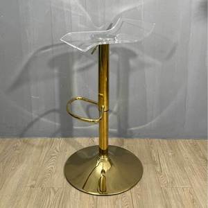 Contemporary Acrylic <b>Bar</b> <b>Stool</b> with Swivel and Height <b>Adjustment</b> GAK-631 for Kitchen Club Home <b>Bar</b> Cafe Use <b>Bar</b> Furniture - Product Image 5