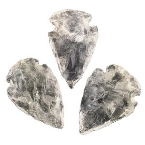 Kinggems, ágata de cuarzo transparente Natural de 1 pulgada, punta de flecha tallada, Piedras decorativas de estilo Feng Shui para el hogar, artesanías de piedra semipreciosa - Product Image 1