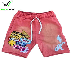 2025 Acid Wash Stone <b>Zip</b> Up <b>Hoodie</b> And Shorts Set Boxy Fit Street Wear 100% Cotton Hoodies & Short Sets - Product Image 6