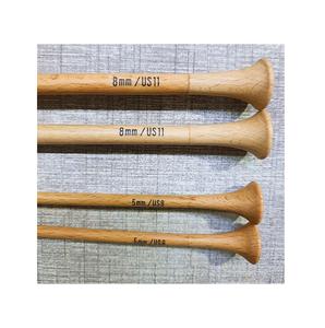 Aiguilles à tricoter multicolores, marque privée, aiguilles à tricoter personnalisées 25 cm 12mm, prix de gros pour l'exportation depuis l'inde - Product Image 1