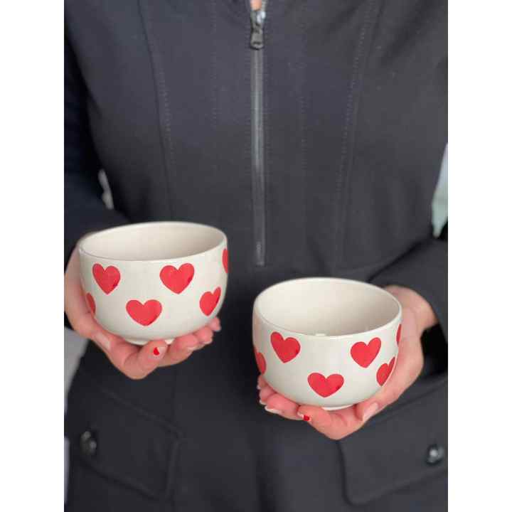 2-Piece SPECIAL HEART COOKIE BOWL