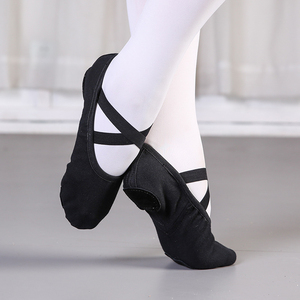 Chaussures de ballet tout-en-un à semelle épaisse, petites chaussures en cuir pour femmes, nouvelles, élégantes, légères, pour la danse - Product Image 4