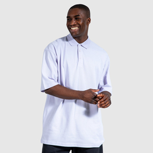 Polo à séchage rapide surdimensionné et style décontracté pour hommes, polo imprimé en coton et polyester, logo personnalisé, respirant, grande taille pour hommes - Product Image 3