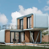 Maisonnette mobile préfabriquée Apple Cabin pour plusieurs applications, y compris supermarché, école, appartement, hôpital