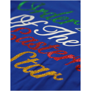 OES Camiseta azul de manga larga 100% algodón Orden de Eastern Star Shirt Custom Fraternity Sorority Apparel Bordado Comfort Top - Product Image 6