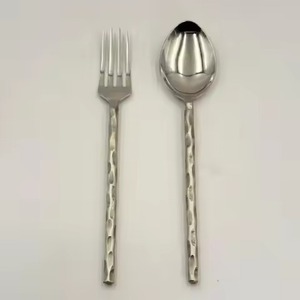 Juego de Servidores de Ensalada de Acero Inoxidable con Acabado Pulido Natural, Moderno y Lujoso, Apto para Lavavajillas, Utensilios para Ensalada para el Hogar - Product Image 2