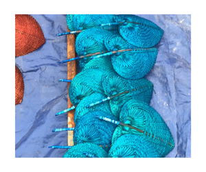 Ventilador de mano de bambú hecho a mano de fábrica de Vietnam, ventilador plegable decorativo, artesanía para el hogar, suministro de exportación al por mayor - Product Image 2