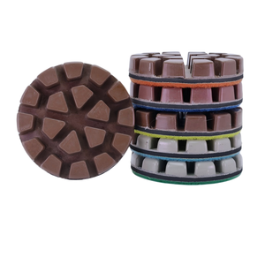 Disques de polissage de sol PanGu OEM, à base de résine, 3 pouces, disque diamanté pour utilisation humide/sèche, abrasif fin pour meuleuse à béton - Product Image 1