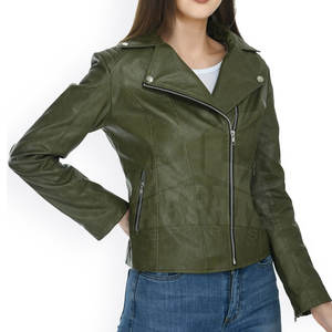 Chaqueta ligera de cuero genuino para mujer para la temporada de invierno Ropa de calle cómoda con función transpirable Procesamiento terminado - Product Image 3