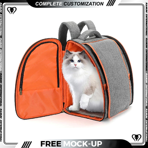 กระเป๋าหนังสุดหรูสำหรับใส่สัตว์เลี้ยงนอกสถานที่กระเป๋าใส่สัตว์เลี้ยงกระเป๋าสะพายไหล่สำหรับ LPB-0007สุนัขแมวสุนัข - Product Image 3