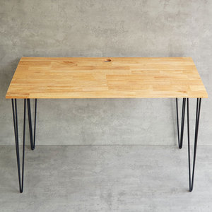 Simple 120x60cm Gaming <b>Desk</b> with Powder-Coated Hairpin Steel Legs and <b>Shelf</b> for Home Office or Living Room SPD68011 - Product Image 5