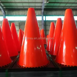 Conos DE TRÁFICO DE PVC Conos flexibles de seguridad vial Conos de tráfico naranjas Hecho en Taiwán - Product Image 1