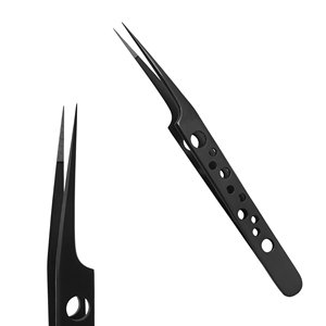 Pinzas para Pestañas Stahlmann Pro de Acero Inoxidable de 11 cm con Punta Suave, Logotipo Personalizable, Diseño Duradero y de Precisión - Product Image 2
