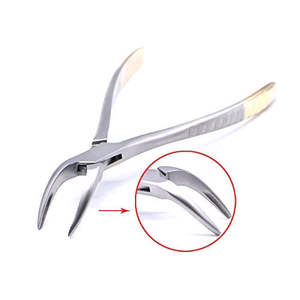 Forceps d'extraction dentaire électrique professionnel 23, corne de vache, molaires inférieures, instruments chirurgicaux réutilisables, ergonomique, 3 mâchoires - Product Image 3