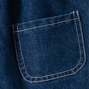 กางเกงขาสั้นผู้หญิงผ้าฝ้าย 100% สีน้ำเงิน ยืดได้ ทรงตรง สไตล์เดนิม คุณภาพพรีเมียม ขายดี - Product Image 6