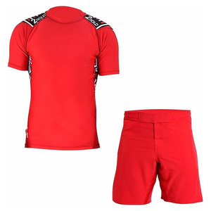 Unisex Full Sleeve Jiu Jitsu Rash Guard Sets Heat-Transfer Printed Breathable Compression Quick Dry Eco-Friendly Anti-UV - Product Image 3