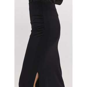 Falda Midi Casual Vintage Hasta la Rodilla, Cintura Natural, Tela de Poliamida No Tejida, Logotipo Personalizado - Product Image 4