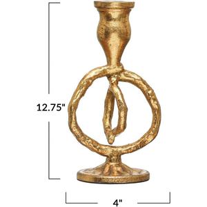 Vente chaude Aluminium Or Anneau En Forme De Porte Cône Premium En Métal Chandelier De Noël Bougeoir Intérieur Et Extérieur Décor - Product Image 2