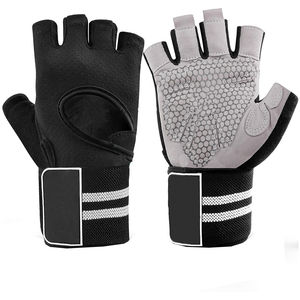 Gants d'haltérophilie professionnels avec support de poignet intégré Idéal pour la musculation et le fitness en salle de sport - Product Image 2
