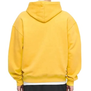 Sweatshirts à capuche pour hommes, doublés en polaire, décontractés, sportifs, à enfiler, avec poches, sweats à capuche vierges de haute qualité - Product Image 3