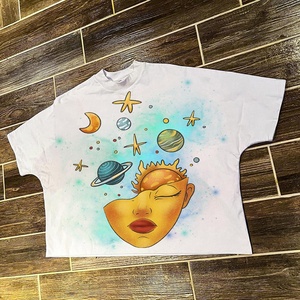 Camiseta Vintage Personalizada para Hombre, 100% Algodón, Lavada con Ácido, Impresión DTG, Colección de Fabricantes - Product Image 3