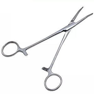 Fórceps de arteria quirúrgica inoxidable de alta calidad curvo 20cm fórceps de hemostato para mosquitos portaagujas hemostático fórceps para mosquitos - Product Image 3