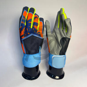 Super Squal Premium Quality Leather Batting Gloves <b>Top</b>-Notch Gear for Baseball Players - Product Image 1