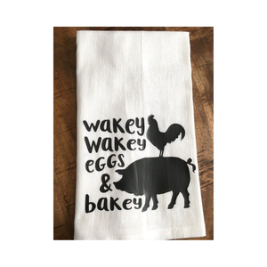 Paños de cocina bordados de algodón orgánico de gallo de Pixel de Golf hechos en India 50x70cm 210 GSM GOTS certificado paños ecológicos sin pelusa - Product Image 2