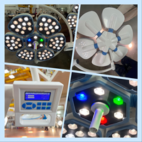 Lampu Bedah Enam Kelopak 72 LED Beads 160000 Lux untuk Ruang Operasi, Klinik, dan Pusat Bedah