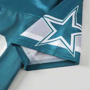 Maillot de football américain 2025 en gros – Qualité supérieure, cousu, respirant, en polyester, col en V, manches courtes, imprimé, pour le sport - Product Image 4