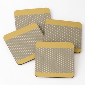 Factory Price Direct From Manufacturer 524 Mango Wood/Acacia Wood Over Printed Tea Serving <b>Coasters</b> 4 Pieces <b>Set</b> - Product Image 2