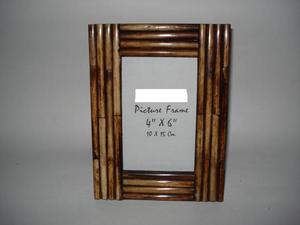 Eco Friendly Natural Bamboo <b>Photo</b> <b>Frame</b> 4x6 Inch Handcrafted Rustic Wooden Picture <b>Frame</b> For Home Decor Tabletop Desktop - Product Image 3