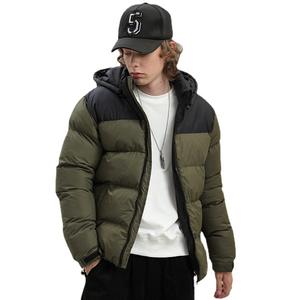 Personnaliser en gros de haute qualité en plein air chaud bulle manteau vêtements 2023 personnalisé hiver capuche doudoune pour hommes - Product Image 1
