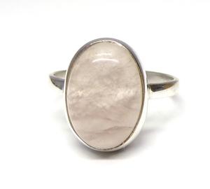 925แหวนควอตซ์สีชมพูดีไซน์คลาสสิกเงินสเตอร์ลิงประดับด้วยพลอยธรรมชาติดีไซน์เนอร์ทรงรีตัดครบรอบ - Product Image 6