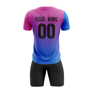 Camisetas de Fútbol Personalizadas OEM, Ajuste Delgado, Unisex, Poliéster, Impresión Digital, Secado Rápido, Uniformes Deportivos para Adultos, 220g - Product Image 3