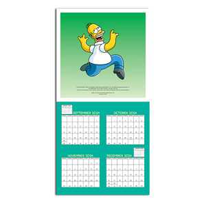 Calendario de Escritorio Personalizado de Los Simpson 2025, Calendario Perpetuo de Papel Impreso para Exhibición en Oficina y Uso como Reloj - Product Image 2