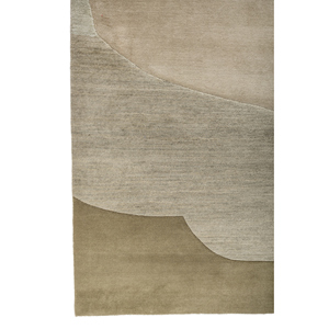 Tapis en laine noué à la main Entropy Green, grande taille, motif abstrait, Aiwl-1052, pour la maison, le salon, le couloir, décoration rectangulaire en forme de puzzle - Product Image 4