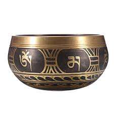 Cuenco tibetano musical de 3 pulgadas con percutor de madera y cojín, herramienta de atención plena de curación espiritual para bandejas de servicio - Product Image 6