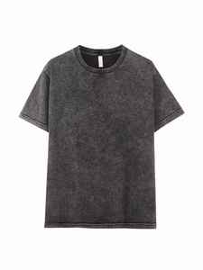 Unisex <b>Vintage</b> Acid Wash T-<b>Shirt</b> Custom Logo Oversized Multi-Color Fashion Slim Fit Made of Polyester/Cotton - Product Image 2