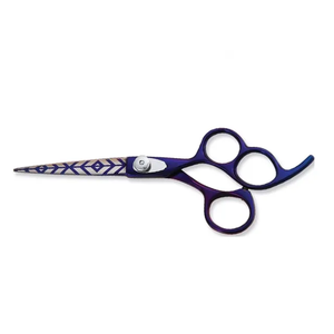 Tijeras profesionales para cortar el cabello, acero inoxidable, revestimiento de color elegante, accesorios de salón de peluquería, tijeras para cortar el cabello - Product Image 5