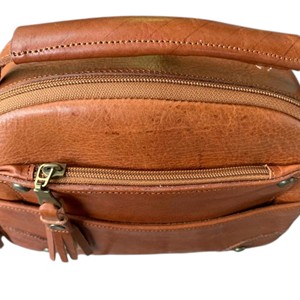 Sac à bandoulière décontracté vintage en similicuir pour femme avec plusieurs poches et fermeture éclair à pompon - Product Image 5