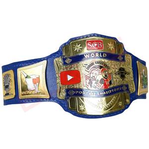 Cinturón de Campeonato Personalizado de Lucha Libre, Boxeo y Kickboxing, con Hebilla de Aleación y Cuero Vacuno, 51 Pulgadas, Giratorio - Product Image 3