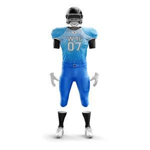 Conjuntos de Uniformes de Fútbol Americano Unisex W4G Personalizados, 100% Poliéster, Impresión por Transferencia de Calor, Transpirables, Tallas Grandes, Conjunto de Alta Calidad - Product Image 2