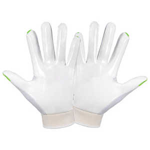 Guantes de Fútbol Americano Personalizados de Cuero Genuino de Alta Calidad para Jóvenes y Adultos, Cómodos y con Detalles Impresos - Product Image 1