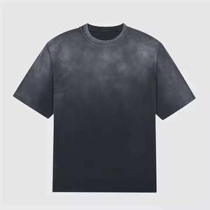 T-shirt respirant de qualité supérieure pour hommes délavé à l'acide 100% coton surdimensionné T-shirts graphiques pour hommes de grande taille - Product Image 5