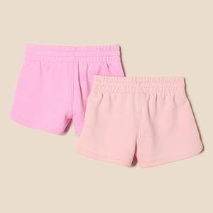 Pantalones Cortos Deportivos Transpirables de Color Rosa Liso con Cintura Elástica para Niños Pequeños, Pantalones Cortos Deportivos de Verano para Niñas con Logotipo Personalizado, MOQ Bajo - Product Image 2