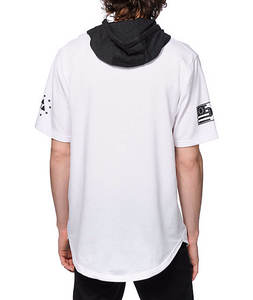 Haute qualité hommes manches régulières sweats à capuche en coton vêtements de sport à la mode Street Style Sportswear lavé pull pour hommes - Product Image 2