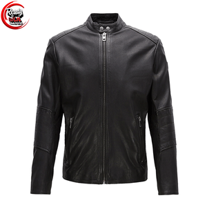 Haute qualité personnalisé 100% cuir hommes veste résistant à l'eau toile rue hiver couleurs personnalisées pour motos-vente en gros - Product Image 5