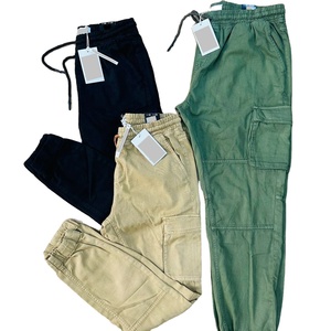 High Quality Twill Pants for Cold Weather Winter Men Jogger Pants Casual Look Washed Quality Cargo Jogger Wholesale Price - Product Image 1