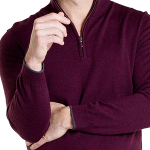 เสื้อสวมหัวซิปครึ่งซิปสำหรับผู้ชาย, เสื้อสวมหัวระบายอากาศป้องกันการหดตัวพร้อมโลโก้เฉพาะบุคคล - Product Image 4